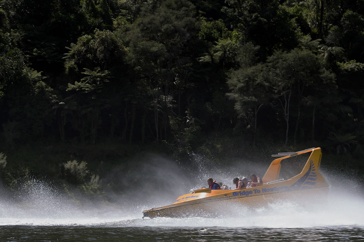 Jetboating on the Whanganui River